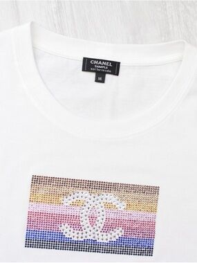 CHANEL Light Pink Sample Crewneck Tee
